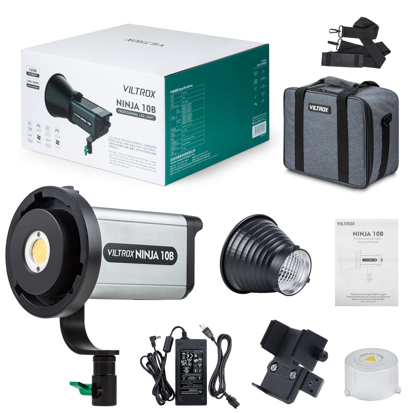 Viltrox Ninja 10/10B Handheld COB LED Light - Viltrox StoreLed video light