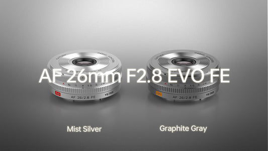 Viltrox AF 26mm F2.8 EVO Gets Two New Looks: Mist Silver & Graphite Gray