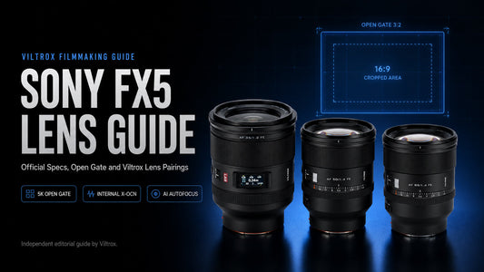 Which Viltrox lens unlocks the Sony FX5?