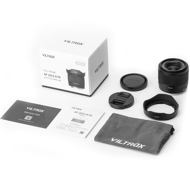 Viltrox AF 20mm F2.8 Full-Frame Lens for Sony E-Mount White/Black – Viltrox  Store