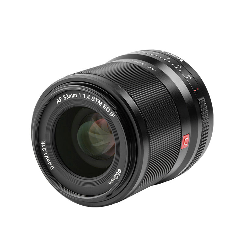 33mm F1.4 APS-C Z Lens front details