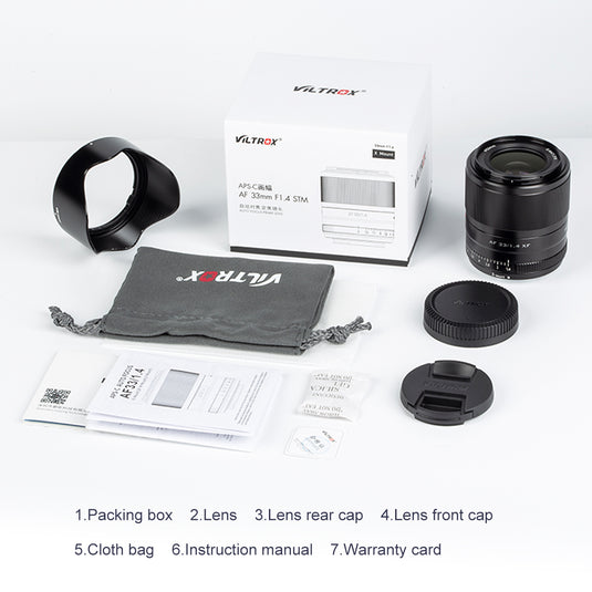 Viltrox Af 33mm F1 4 Aps C Lens For Fujifilm X Mount Viltrox Store