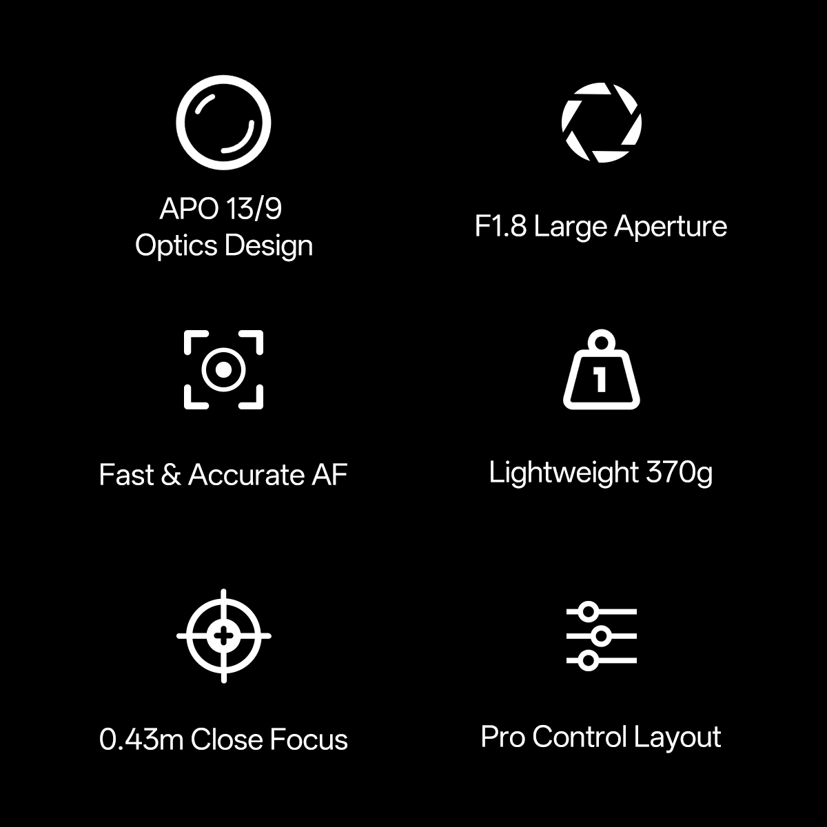 Viltrox AF 55mm F1.8 EVO Full- Frame Lens for Sony E-Mount
