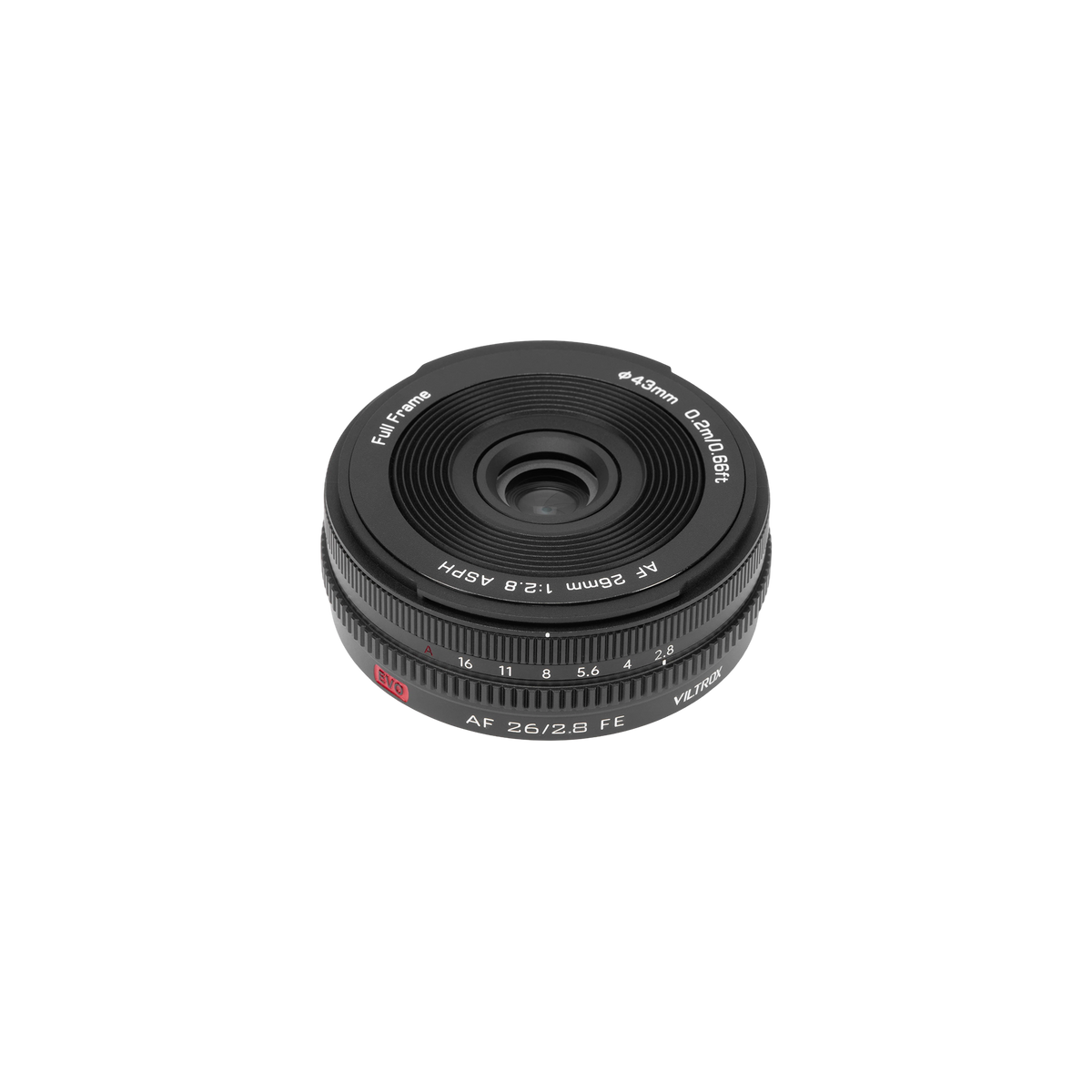 VILTROX AF 26mm F2.8 EVO FE 最新型AFパンケーキ Viltrox AF 26mm F2.8 EVO Full-Frame Pancake Autofocus Sony E-mount