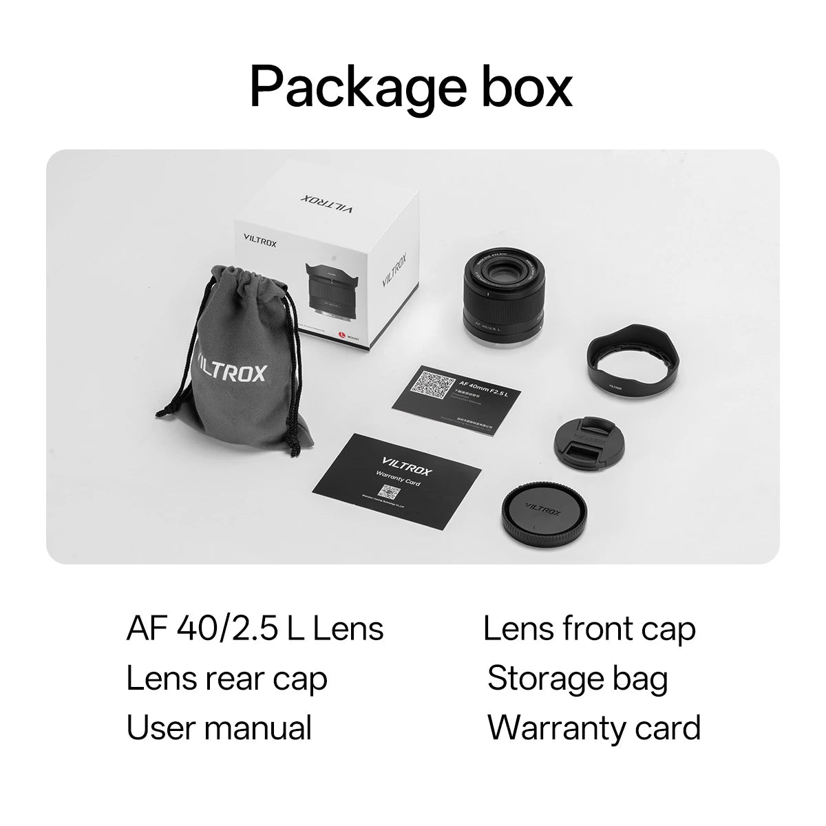 Viltrox AF 40mm F2.5 Air Full-Frame Lens for Leica L-Mount
