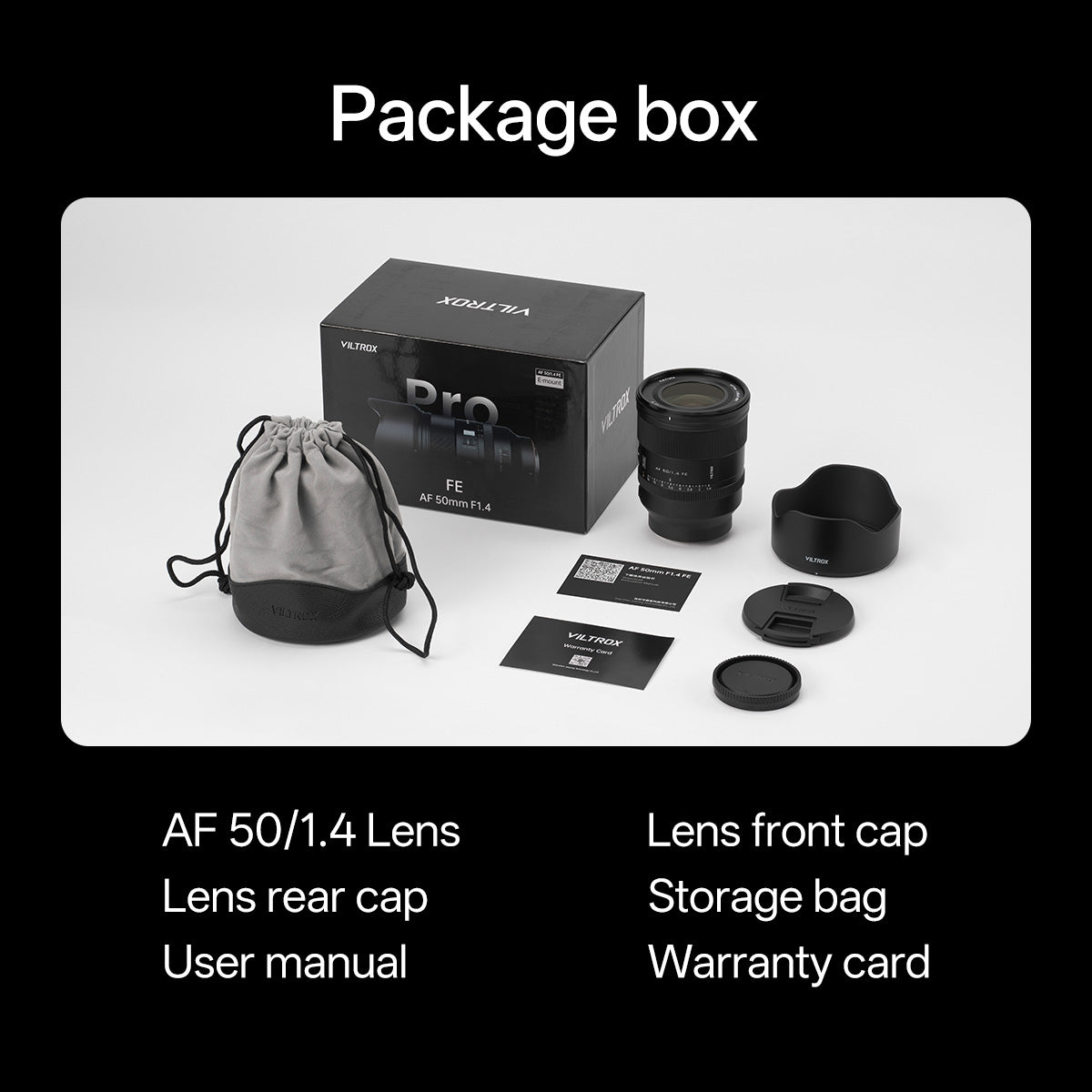 Viltrox AF 50mm F1.4 Pro Full - Frame Lens for Sony E - Mount - Viltrox Storecamera lens