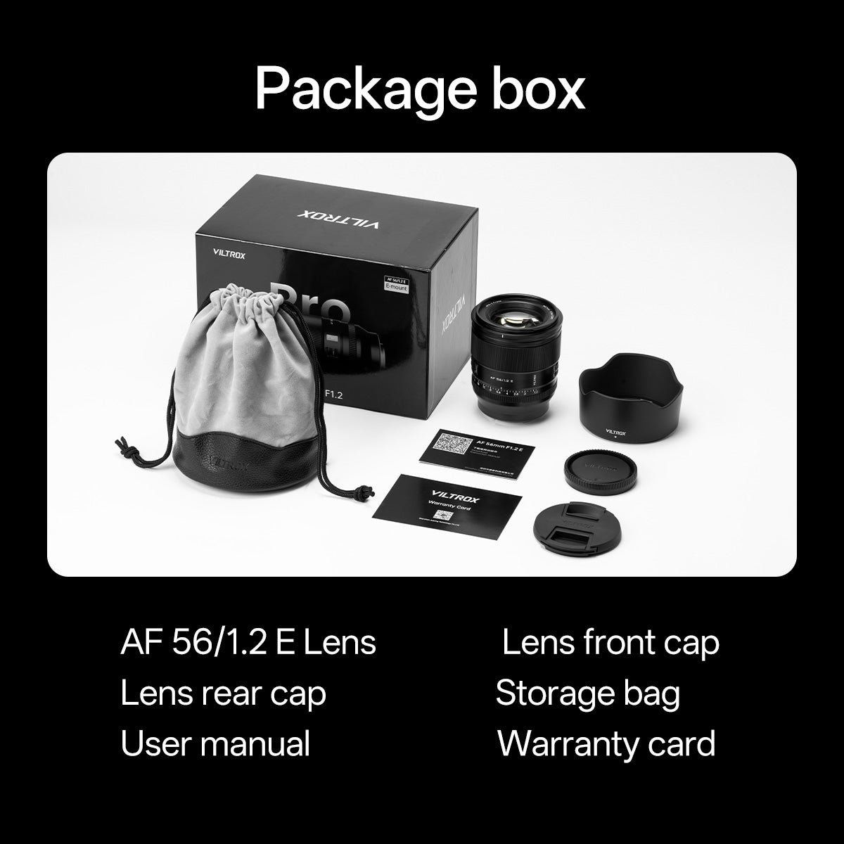 Viltrox AF 56mm F1.2 Pro APS - C Lens for Sony E - Mount - Viltrox Storecamera lens