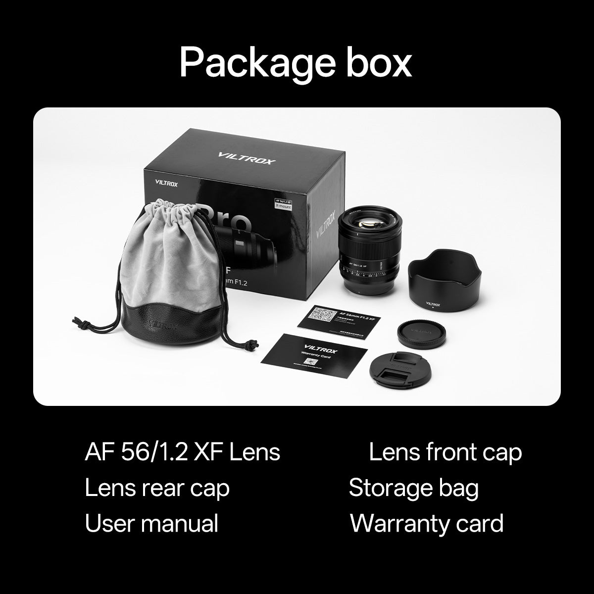 Viltrox AF 56mm F1.2 Pro APS - C Lens for Fujifilm X - Mount - Viltrox Storecamera lens