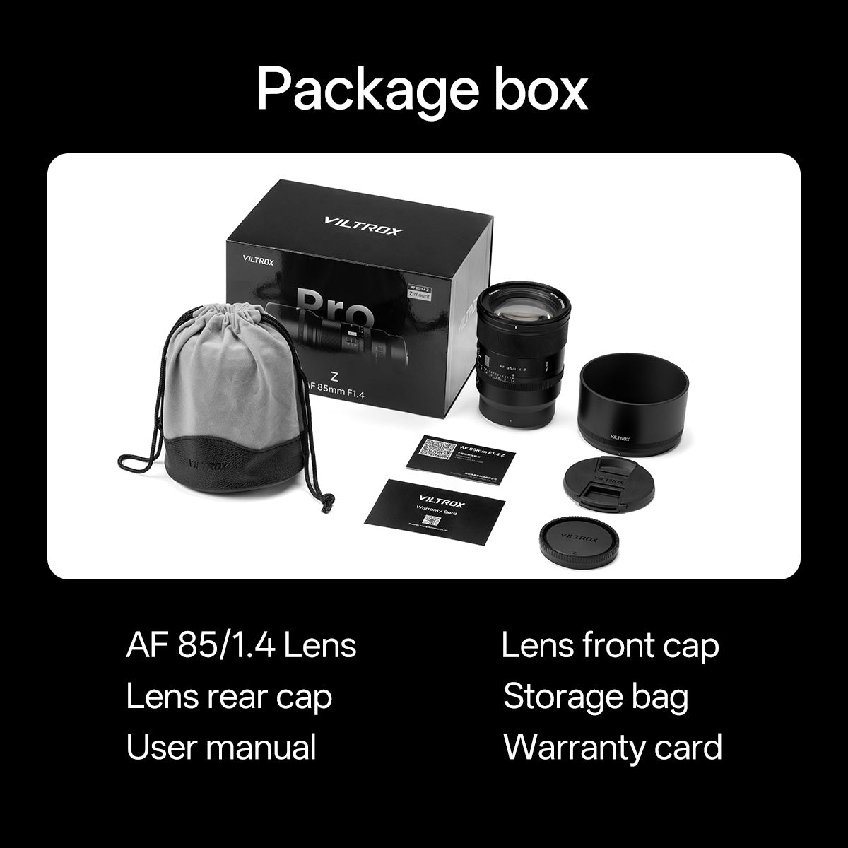 Viltrox AF 85mm F1.4 Pro Full - Frame Lens for Nikon Z - mount - Viltrox Storecamera lens