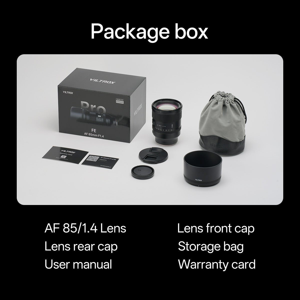Viltrox AF 85mm F1.4 Pro Full - Frame Lens for Sony E - Mount - Viltrox Storecamera lens