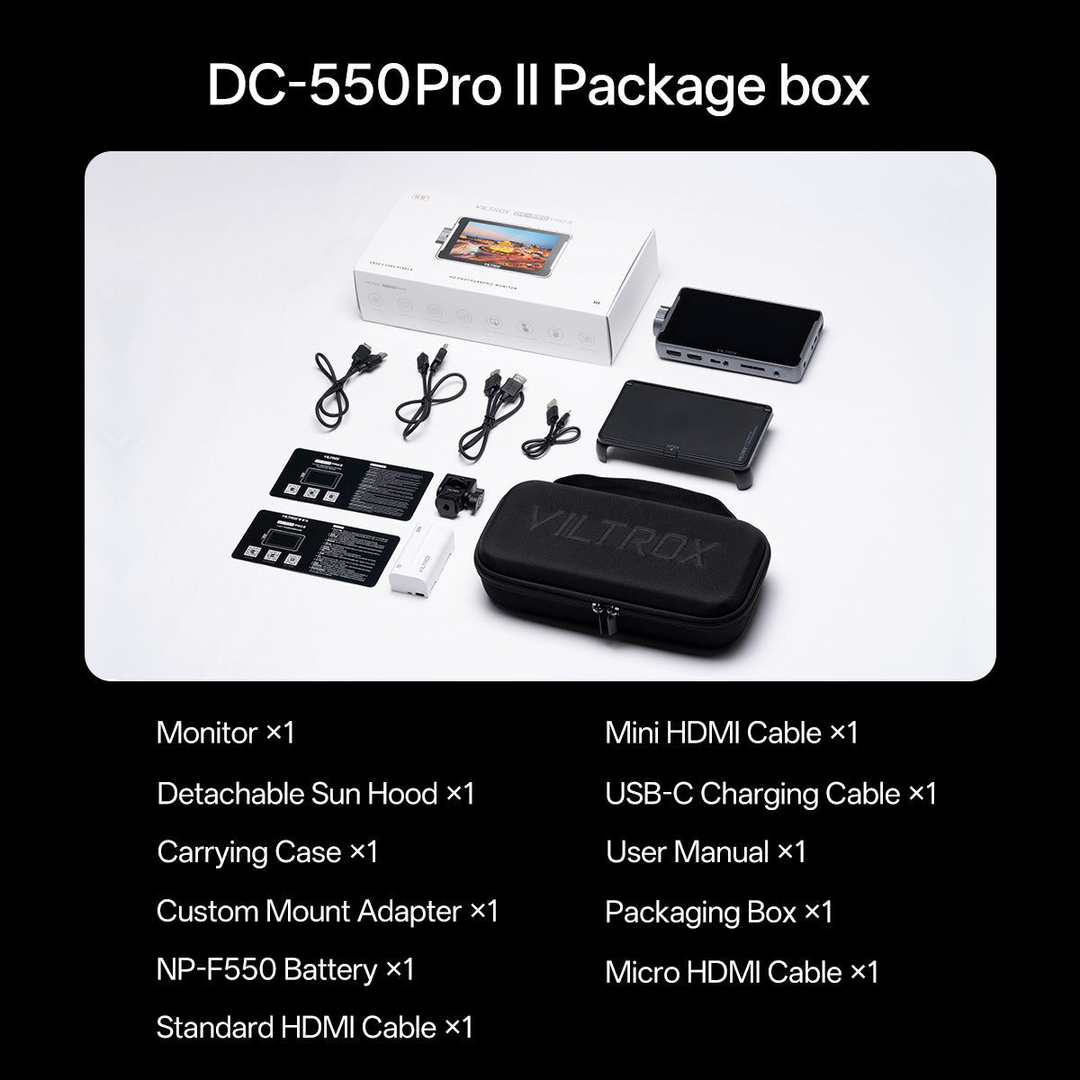 Viltrox DC-550 Portable 5.5 Inch HD Camera Monitor – Viltrox Store
