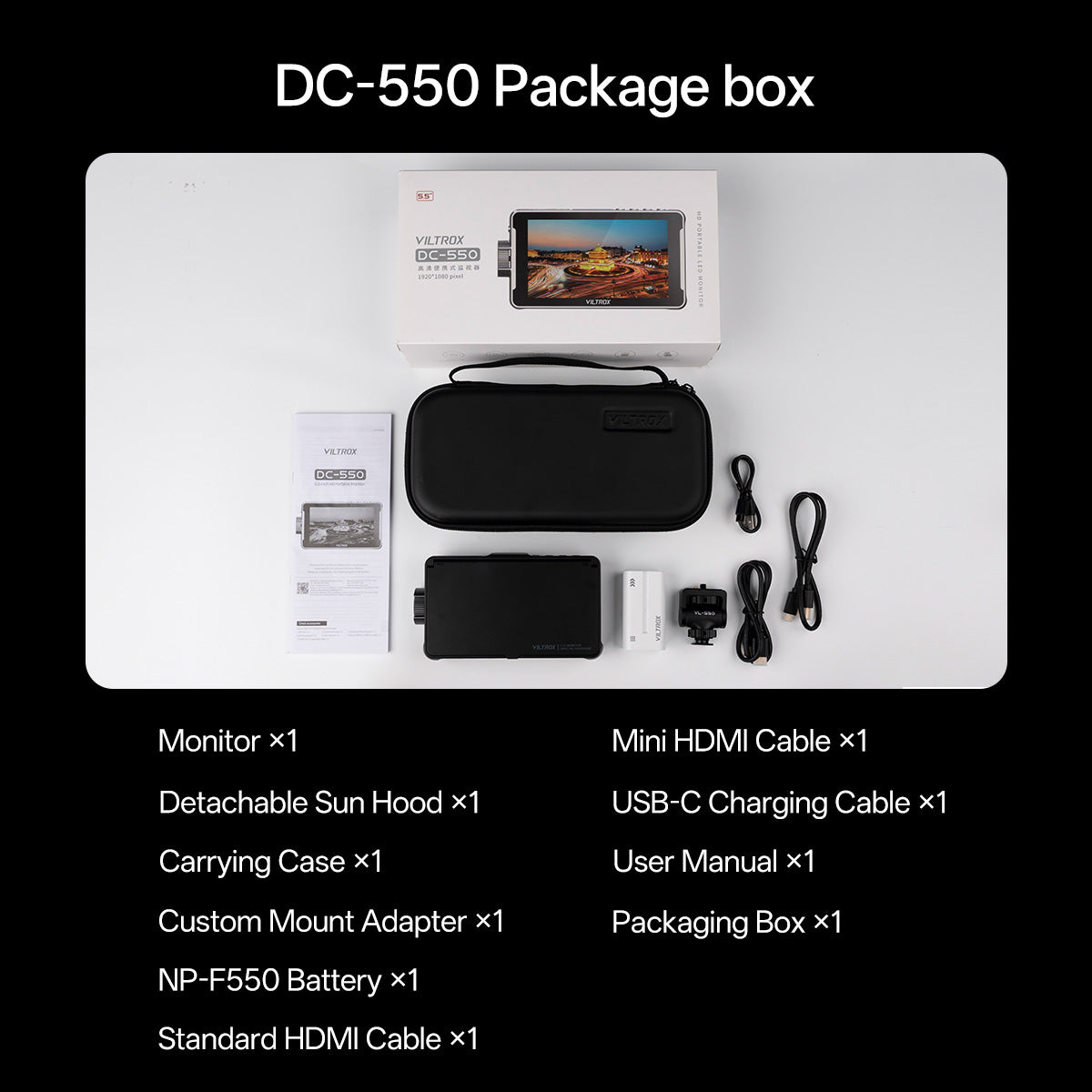 Viltrox DC-550 Portable 5.5 Inch HD Camera Monitor – Viltrox Store