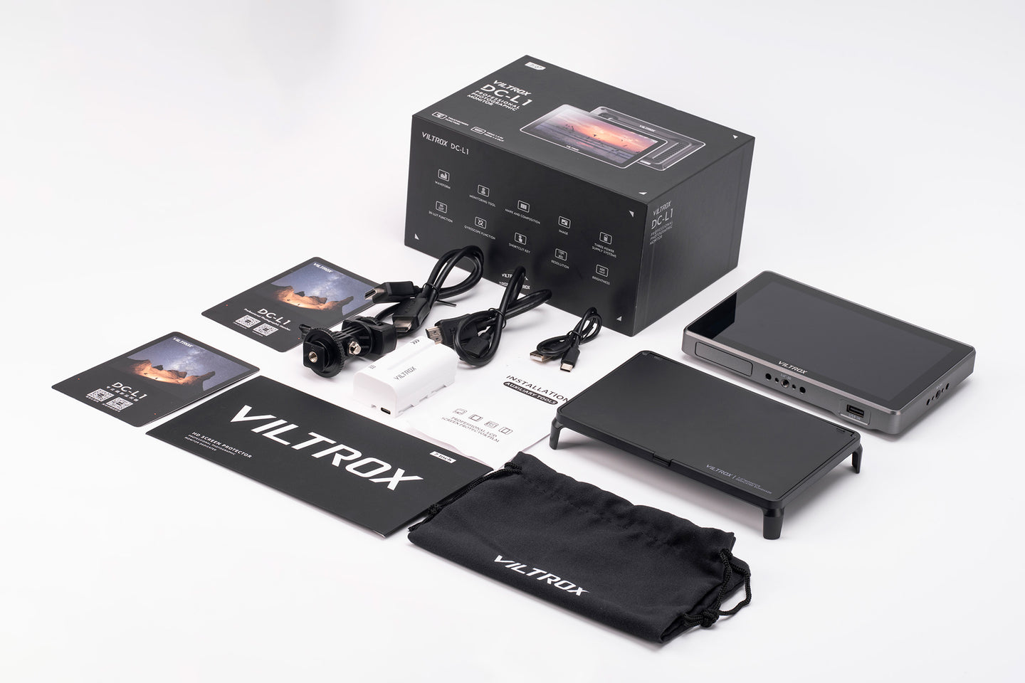 VILTROX DC-L1 7 Zoll Kamera Monitor Touchscreen - 600Nit 4K HDMI Mit 3D LUT Für Sony Canon Nikon