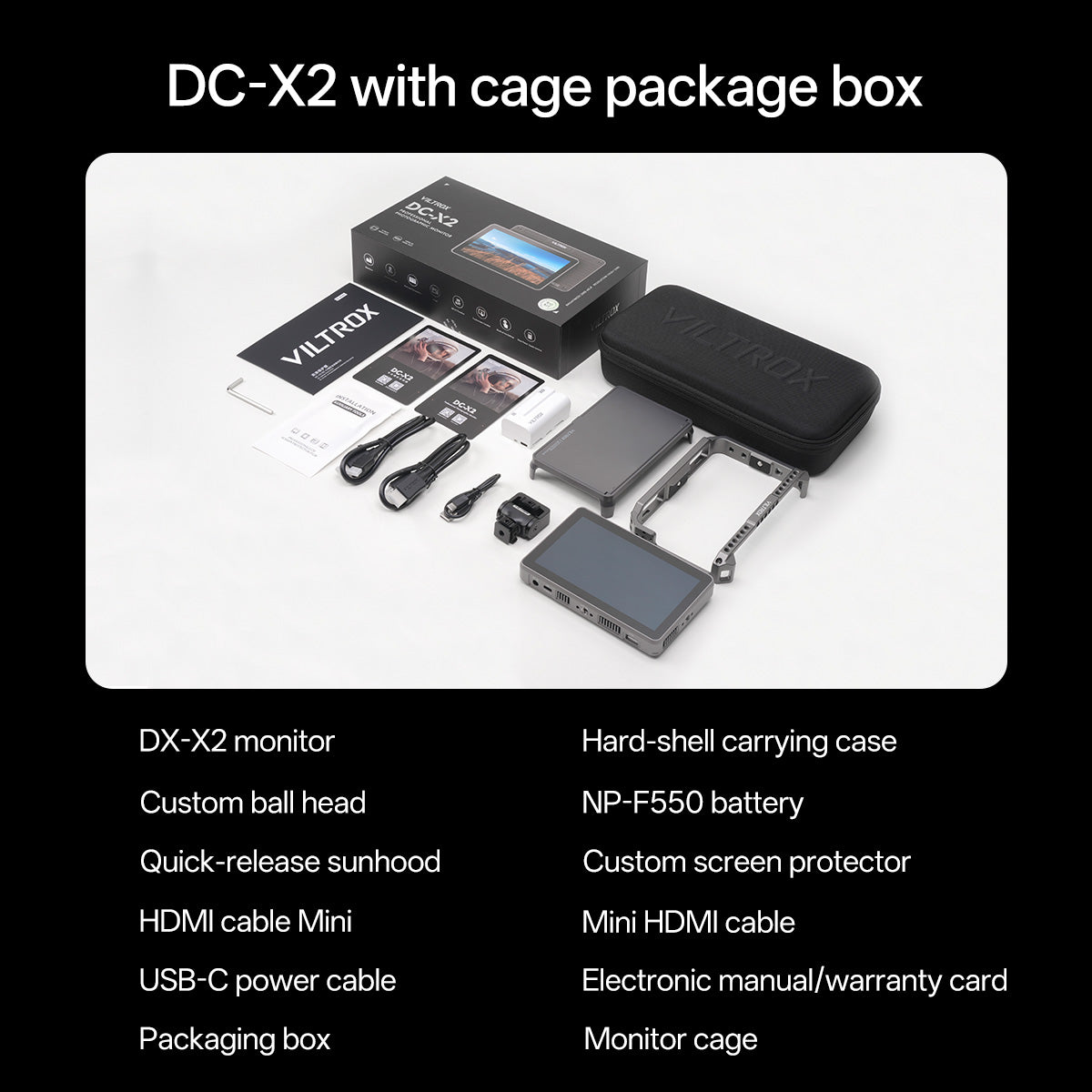 Viltrox DC-X FHD 2000 Nits 6-Inch Camera Monitor