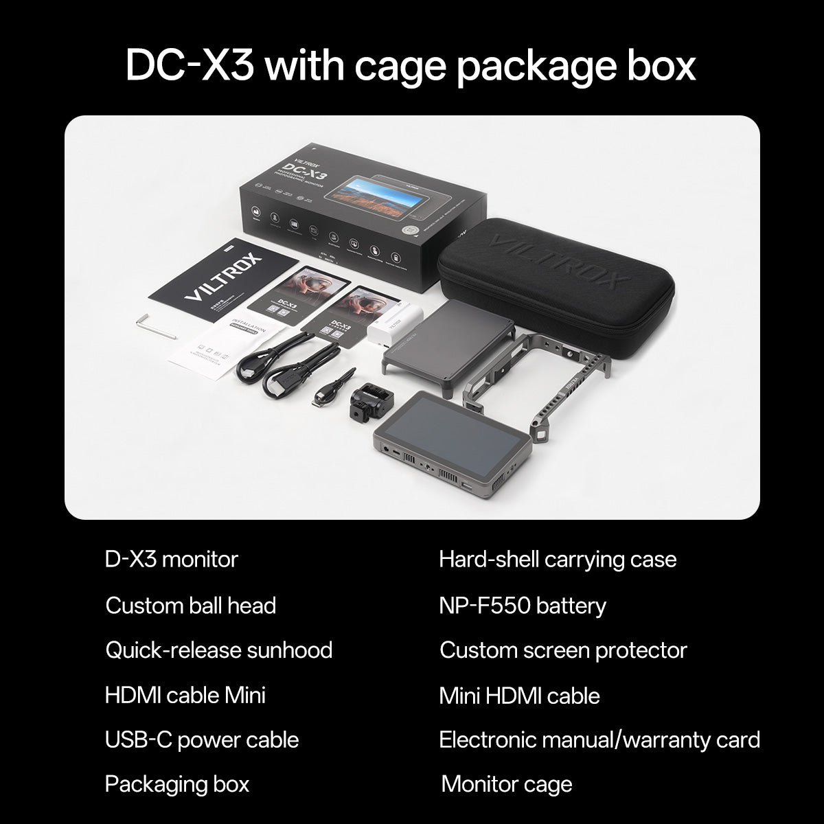 Viltrox DC-X FHD 2000 Nits 6-Inch Camera Monitor
