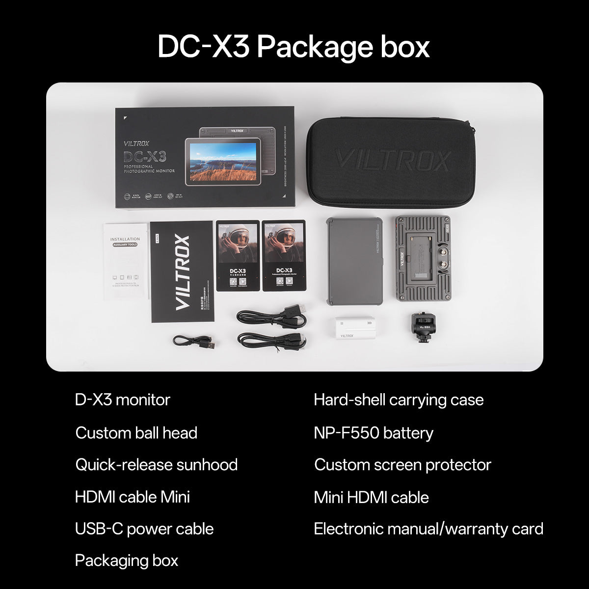 Viltrox DC-X FHD 2000 Nits 6-Inch Camera Monitor