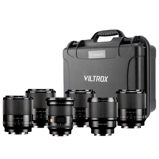 Viltrox AF F1.8 Full Frame Lenses Kit For Sony E-Mount With Protective Case