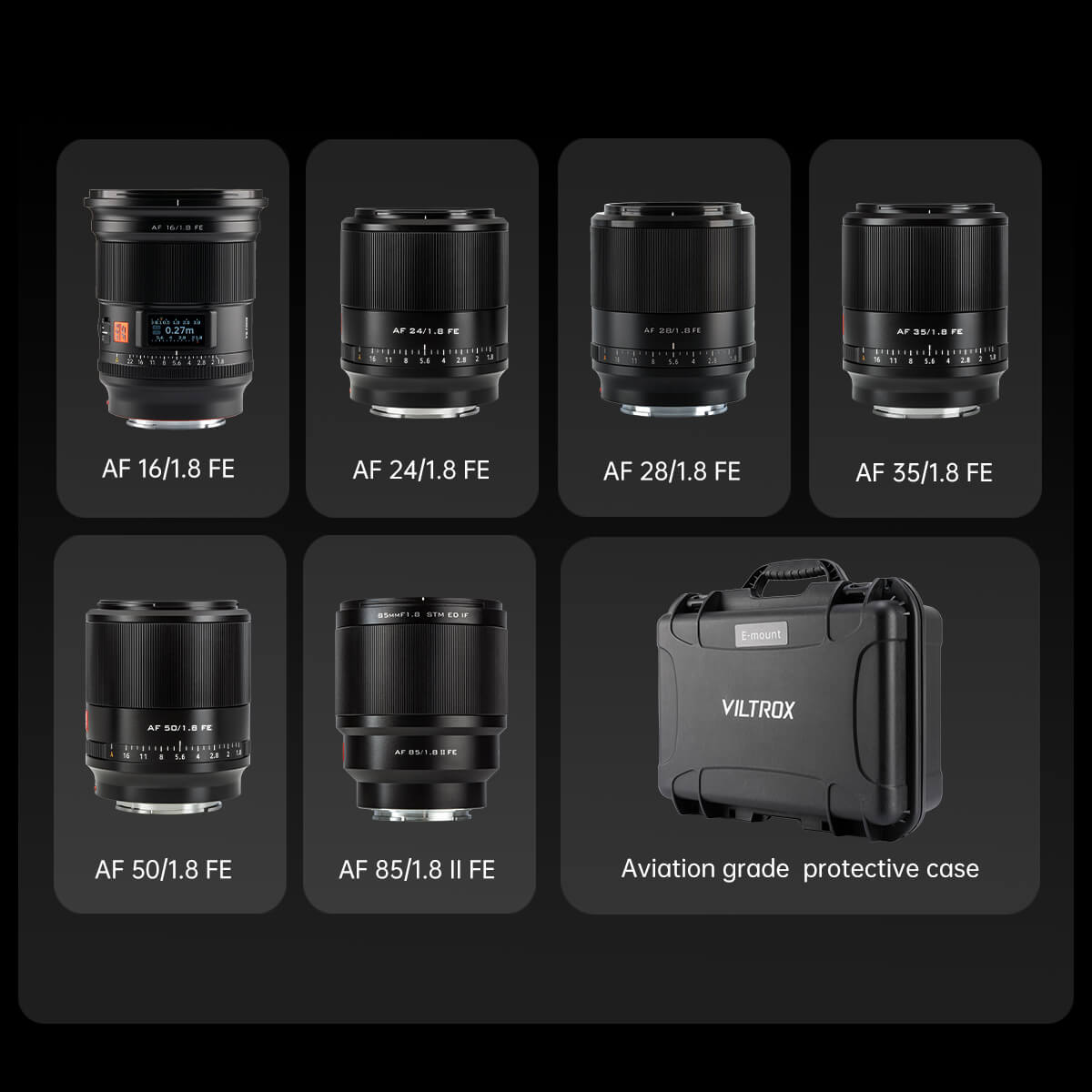 Viltrox AF Full-Frame Lenses Kit for Sony E-Mount With